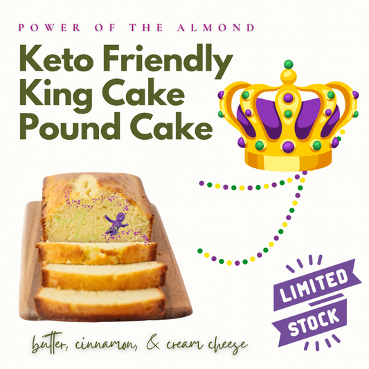 Keto King Cake Pound Cake