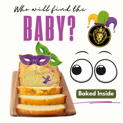 Keto King Cake Pound Cake