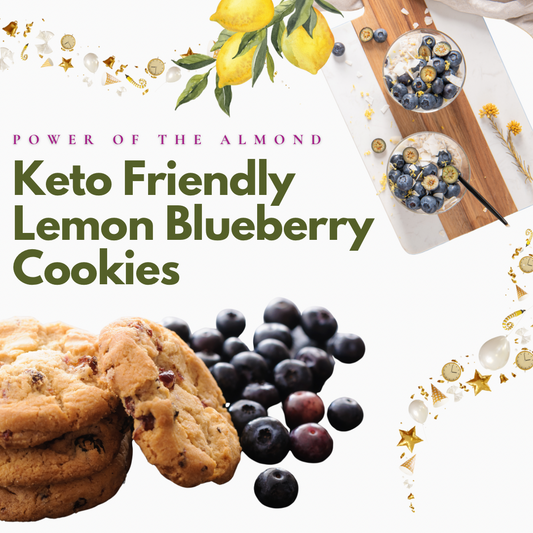 Keto Friendly Lemon Blueberry Cookies