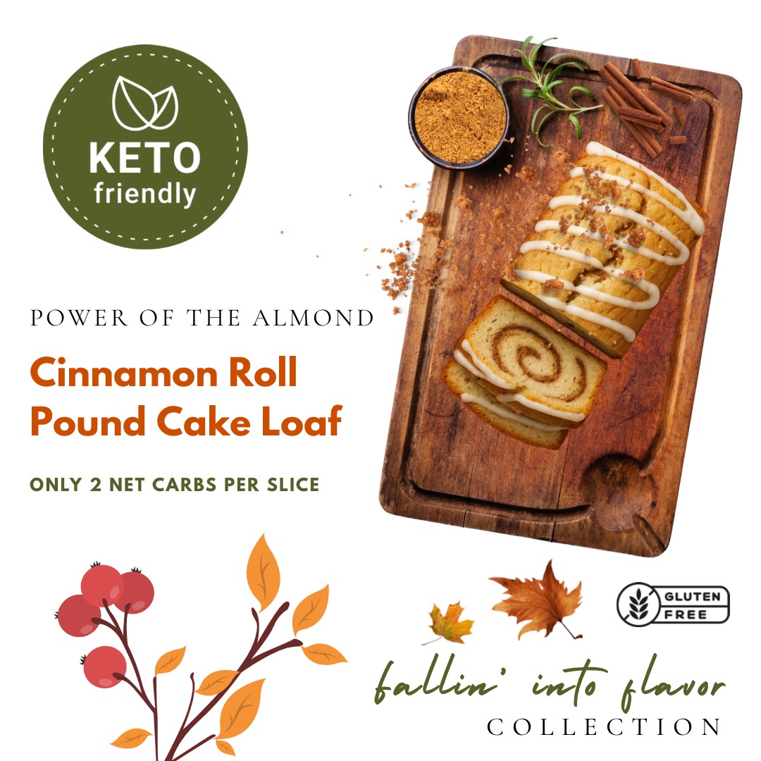 Keto cinnamon roll loaf on cutting board