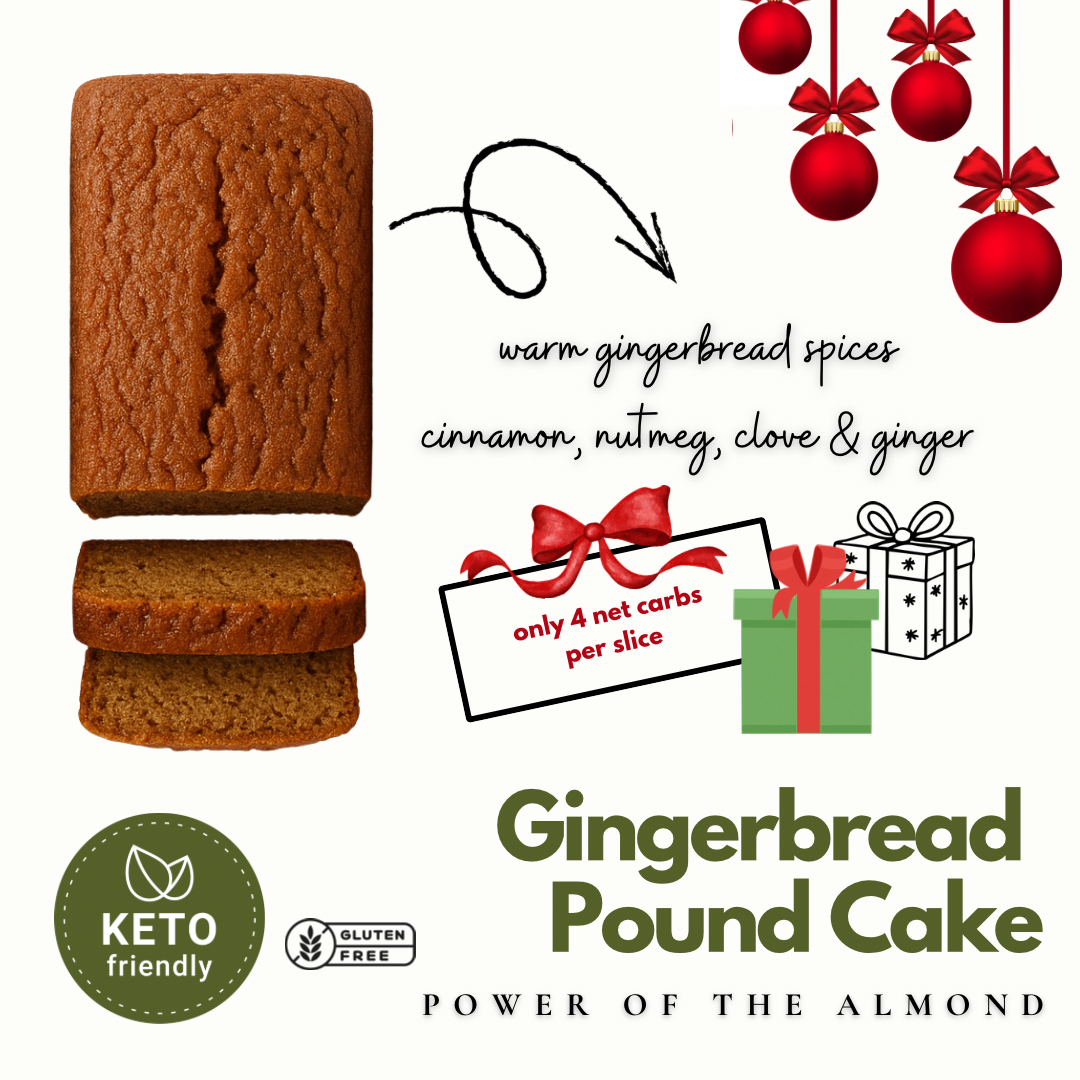 Low Carb Holiday Pound Cake