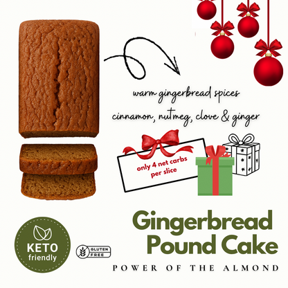 Low Carb Holiday Pound Cake